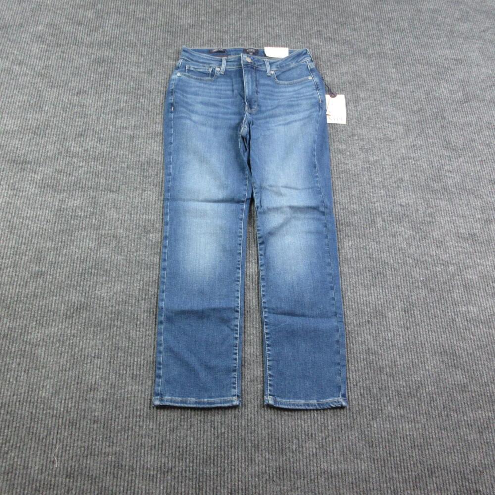 NYDJ Jeans Womens 6P Blue Sheri Slim Straight LiftTuck Stretch 28x28* NWT